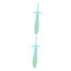 PartyKindom 2pcs Manual Boys and Girls Toothbrush for Years Boy Girl Brush Years Old Non-Slip Tooth Cleaning Brush SkyBlue view 1