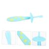 PartyKindom 2pcs Manual Boys and Girls Toothbrush for Years Boy Girl Brush Years Old Non-Slip Tooth Cleaning Brush SkyBlue view 2
