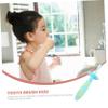 PartyKindom 2pcs Manual Boys and Girls Toothbrush for Years Boy Girl Brush Years Old Non-Slip Tooth Cleaning Brush SkyBlue view 4