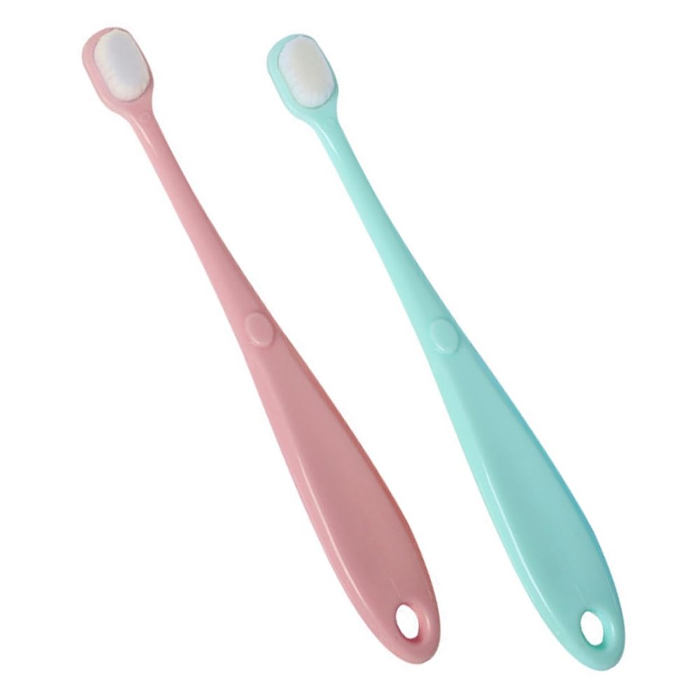 PartyKindom 4pcs Boy Girl Toothbrush Years Ultra-fine Boys and Girls Toothbrush Nursing Brush Material Dry Clean