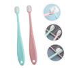 PartyKindom 4pcs Boy Girl Toothbrush Years Ultra-fine Boys and Girls Toothbrush Nursing Brush Material Dry Clean view 3