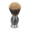 ANKROYU Beard Styling Brush, Synthetic Shaving Brush Resin Beard Aluminium Handle Shaving Cream Brush for Home Barber Salon Use view 1