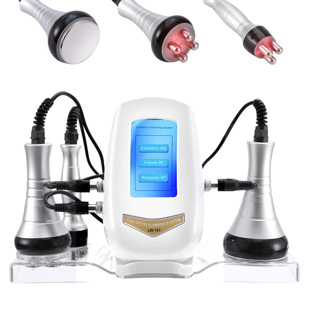 DYHQQ Body Beauty Machine 4 in 1, Multifunctional Body Facial Beauty Machine Skin Rejuvenation Home Use Spa Skin Care Tool Neck Arm Waist Thigh Buttock