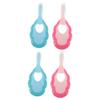 PartyKindom 4pcs Boys and Girls Toothbrushes Portable Soft Bristle Travel Teeth Boy Girl Manual Brush Daily Use Accessory view 1