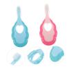 PartyKindom 4pcs Boys and Girls Toothbrushes Portable Soft Bristle Travel Teeth Boy Girl Manual Brush Daily Use Accessory view 4