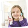 PartyKindom 3pcs Boys and Girls Toothbrush Non-Slip Manual Tooth Brush for Boy Girl Teeth Cleaner in SkyBlue for Daily Oral Care Routine view 3