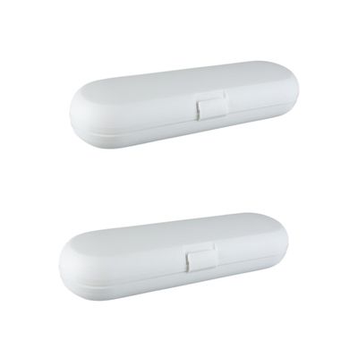 PartyKindom 2pcs Portable Electric Toothbrush Holder Case Travel Storage Box for Electric Toothbrush Pp Material for Traveling and Camping