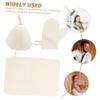 Sosoport Sauna Felt Cap Set Gloves and Mat for Steam Spa Includes Sauna Protective Cap and for Home Spa Use view 2