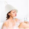 Sosoport Sauna Felt Cap Set Gloves and Mat for Steam Spa Includes Sauna Protective Cap and for Home Spa Use view 3