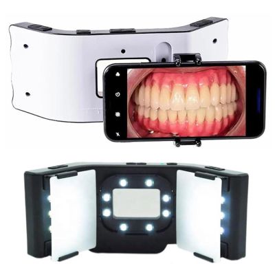 HEAXIY Dental Filling Light Photography Kit, Mobile Phone Flashlight for Oral Photo Video Equipment Filling Lamp, Phone Camera LED Light for Dental Aid