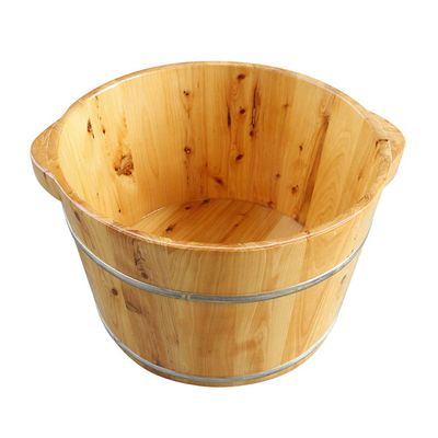 Foot Tub, Foot Basin Tub Bucket, Massage, Spa, Sauna, Soak,Foot Bath Wooden Bucket Foot Spa Household Wash Basin Practical Comfortable Anniversary