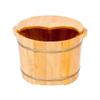 GSDOMJ Foot Tub, Foot Basin Tub Bucket, Massage, Spa, Sauna, Soak,foot Bath Wooden Bucket Foot Spa Household Wash Basin Practical Comfortable anniversary view 1