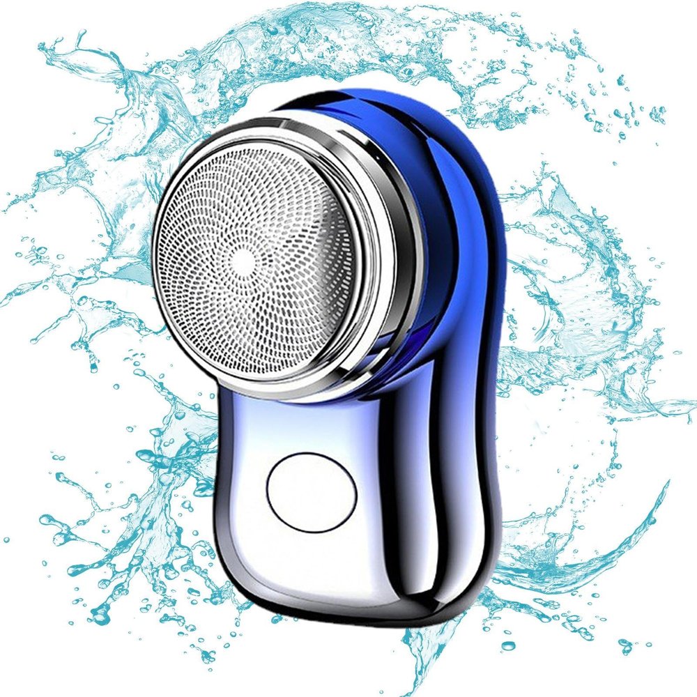 Portable Electric - Travel Electric Shavers for Men Rechargeable - Washable Powerful Precision Trimmer Portable Cordless for Smooth Shave