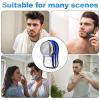 Portable Electric - Travel Electric Shavers for Men Rechargeable - Washable Powerful Precision Trimmer Portable Cordless for Smooth Shave view 4