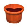 Wood Foot Bath Bucket Oak Foot Bath Tub, Household Foot Tub, Pedicure Bucket, Suitable for Health Club,Family, Healthy Foot Tub, 26 cm (Color : No Cover) (No Cover) Super Easy to use Anniversary view 1