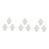 Mobestech 9pcs Cotton Pads Reusable Menstrual Pads for Women Girls Washable Sanitary Napkins Cotton for Period Use view 1