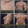 CYMYYDS Silicone Muscle Chest Bodysuit with Arms, Realistic Male Chest Half Body Suit Abdominal Muscle Simulation Skin Silicone Soft Shaper, Halloween Crossdresser Props,Regular-Naturalcolor view 3