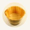 GSDOMJ Foot Tub, Foot Basin Tub Bucket, Massage, Spa, Sauna, Soak,foot Bath Wooden Bucket Foot Spa Household Wash Basin Practical Comfortable anniversary view 3