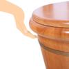 GSDOMJ Bucket For Foot Bath,Sauna Accessories Sauna Bucket Water Bucket,Handmade Wooden Footbath Tubs,Foot Relaxing Barrel Anniversary Comfortable anniversary view 4