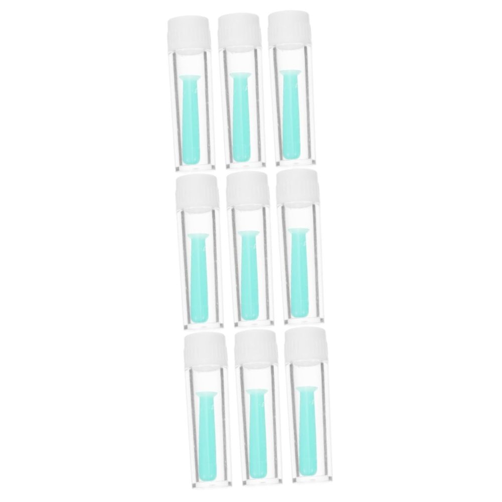 JECOMPRIS 9pcs Portable Lens Stick Reusable Contacts Lens Remover for Travel Applicator Replaceable Sticks for Wearing