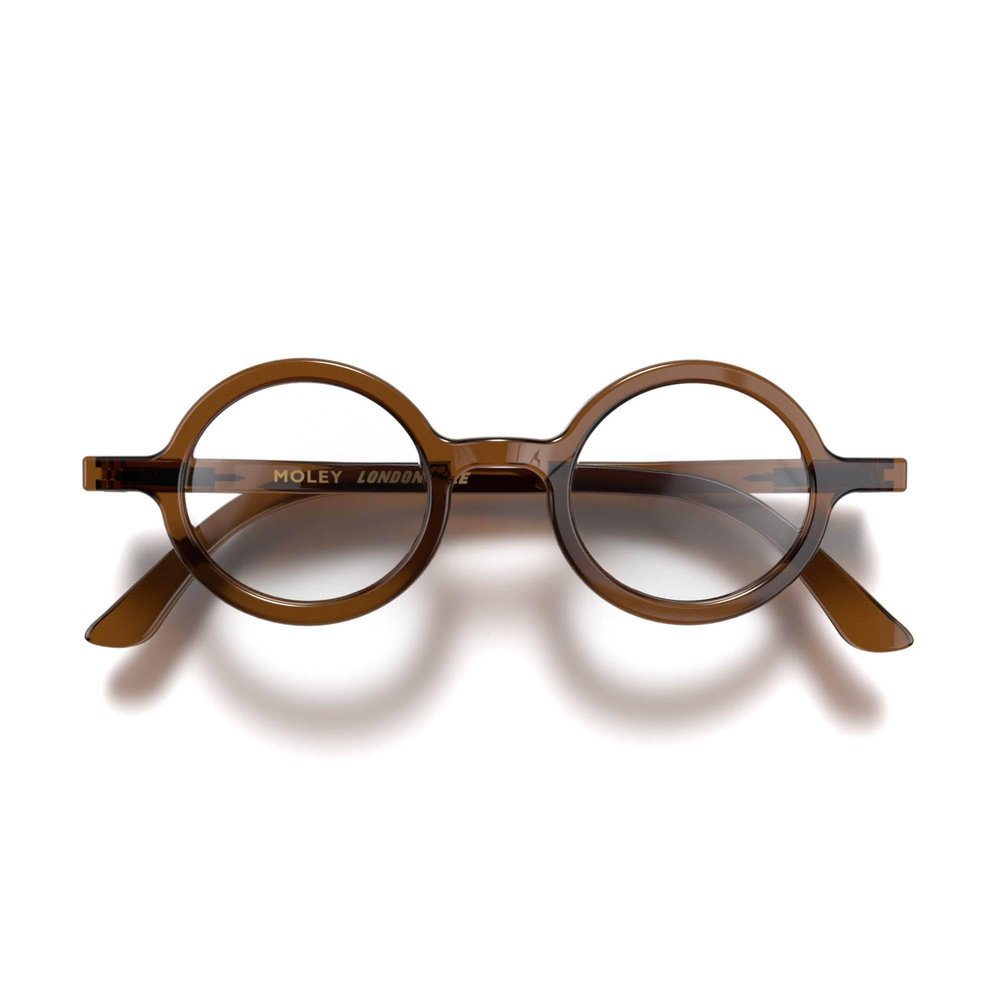 LONDON MOLE Moley reading glasses | Cool round shaped readers | Mens Womens Unisex | Spring hinges