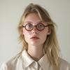 LONDON MOLE Moley reading glasses | Cool round shaped readers | Mens Womens Unisex | Spring hinges view 2