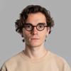 LONDON MOLE Moley reading glasses | Cool round shaped readers | Mens Womens Unisex | Spring hinges view 4
