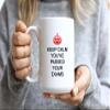 Giftme Keep Calm You've Passed Your Exams, 15oz Ceramic Coffee, Tea Mug. (White Inside) view 3