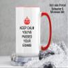 Giftme Keep Calm You've Passed Your Exams, 15oz Ceramic Coffee, Tea Mug. (Red Inside) view 3