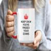 Giftme Keep Calm You've Passed Your Exams, 15oz Ceramic Coffee, Tea Mug. (Red Inside) view 4