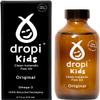 Dropi Kids Omega 3 Fish Oil Liquid - Maximum Strength Omega-3s EPA, DHA, Vitamin A & D - Extra Virgin Cod Liver Oil Food Supplement - Immune System, Brain Health & Joint Support - Original 110ml view 1