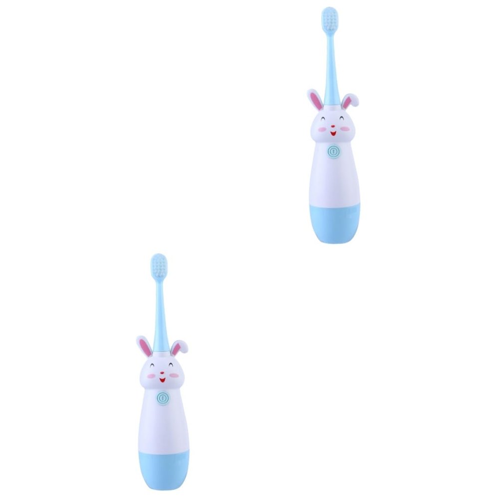 Gatuida 2sets Boys and Girls Electric Toothbrush Material Bristle Design for Childrens Oral Care at Home Travel