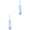 Gatuida 2sets Boys and Girls Electric Toothbrush Material Bristle Design for Childrens Oral Care at Home Travel view 1