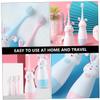 Gatuida 3sets Boy Girl Cartoon Sonic Vibrates Boy Girl's Electric Toothbrushes Cartoon Toothbrush for and Girls Electric for and view 3