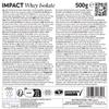 MyProtein Impact Whey Isolate - Chocolate Brownie - 500g - 20 Servings view 2