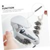 KICHOUSE Ergonomic Handle Design Kitchen Scrub Brush Window Groove Cleaning Brush for Spaces view 2