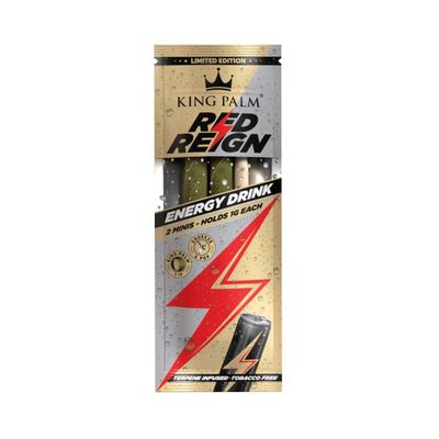 King Palm Mini Rolls - Red Reign - Leaf Rolls - 2 Per Pack