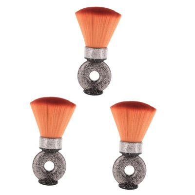 Ipetboom 3pcs Beard Brush for Men Barber Salon Hair Cutting Cleaning Brush Neck Duster