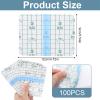 150 Pcs Transparent Stretch Adhesive Bandages Transparent Stretch Adhesive Bandages, 12x9 cm Clear Waterproof Plaster, Second Skin Medical Tape Transparent Film Plasters Healing view 2