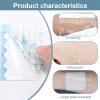 150 Pcs Transparent Stretch Adhesive Bandages Transparent Stretch Adhesive Bandages, 12x9 cm Clear Waterproof Plaster, Second Skin Medical Tape Transparent Film Plasters Healing view 3