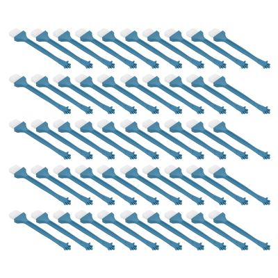 ANKROYU 50 PCS Shaver Brush, Electric Shaver Brush Small Shaver Cleaning Brush Nylon Bristles Pp Handle Shaver Brush for Computer Keyboard Household Appliances Dusting