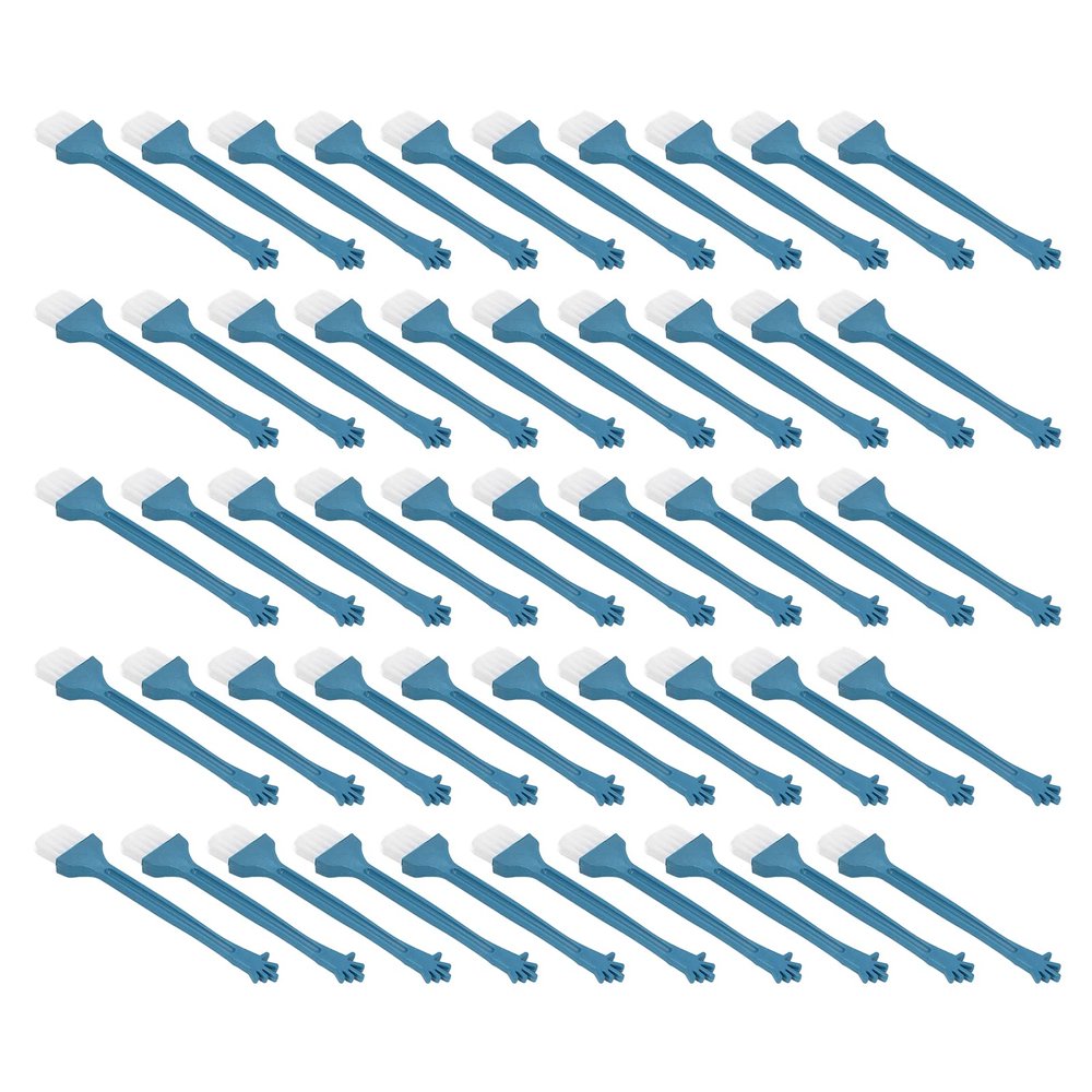 ANKROYU 50 PCS Shaver Brush, Electric Shaver Brush Small Shaver Cleaning Brush Nylon Bristles Pp Handle Shaver Brush for Computer Keyboard Household Appliances Dusting