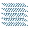 ANKROYU 50 PCS Shaver Brush, Electric Shaver Brush Small Shaver Cleaning Brush Nylon Bristles Pp Handle Shaver Brush for Computer Keyboard Household Appliances Dusting view 1