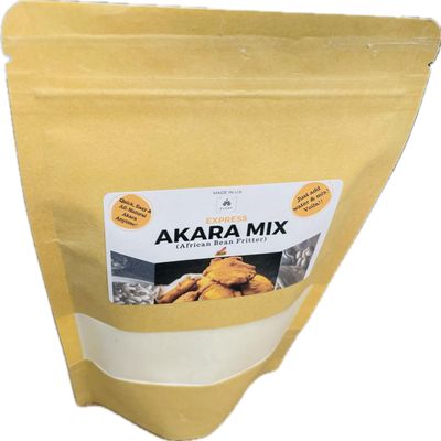 Express Akara Mix, Nigerian Akara Mix 341g (African Beans Fritter), Akara, Akara Blend with Beans Flour, Vegetarian, Vegan, Gluten-Free, All-natural ingredients - 341g