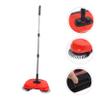 ABOOFAN Multi-Functional 3-In-1 Push Sweeper Broom and Dustpan Comfortable Grip Premium ABS and Stainless Steel Construction High-Strength Tube Design for Marble and Plastic Floor Cleaning view 2
