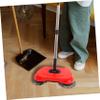 ABOOFAN Multi-Functional 3-In-1 Push Sweeper Broom and Dustpan Comfortable Grip Premium ABS and Stainless Steel Construction High-Strength Tube Design for Marble and Plastic Floor Cleaning view 4