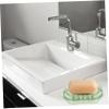 PRETYZOOM Soap Box Drainage Double Layer Soap Holder Plastic Decorative Bathroom view 2