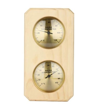 Kliplinc Sauna Thermometer, 2-in-1 Sauna Hygrothermograph, Indoor Celsius Thermometer and Hygrometer for Hotels or Saunas, Easy Installation, Easy to Use