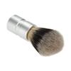 Beavorty Men's Shaving Brush Nylon Bristle Beard Brush Hair Shaving Tool Mustache Grooming Alloy Handle