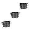 Beavorty 3pcs Wax Heater Inner Pot Hive Wax Pot Aluminum Bowl Hair Removal Tool Non-stick Home Salon Use Random Color view 1